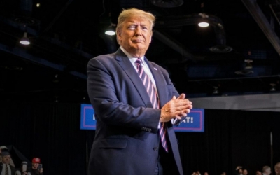 Elnökségének vívmányait dicsérte búcsúbeszédében Donald Trump
