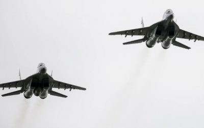 Négy ukrán harci repülőgép lelövéséről számolt be az orosz katonai szóvivő