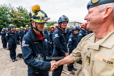 Három vármegyei tűzoltó is részese volt a HUNOR újraminősítésének